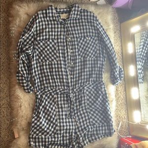 Plaid romper